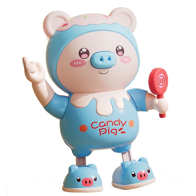 婴儿玩具0一1岁会唱歌跳舞的小猪机器人宝宝6电动音乐男女孩3儿童