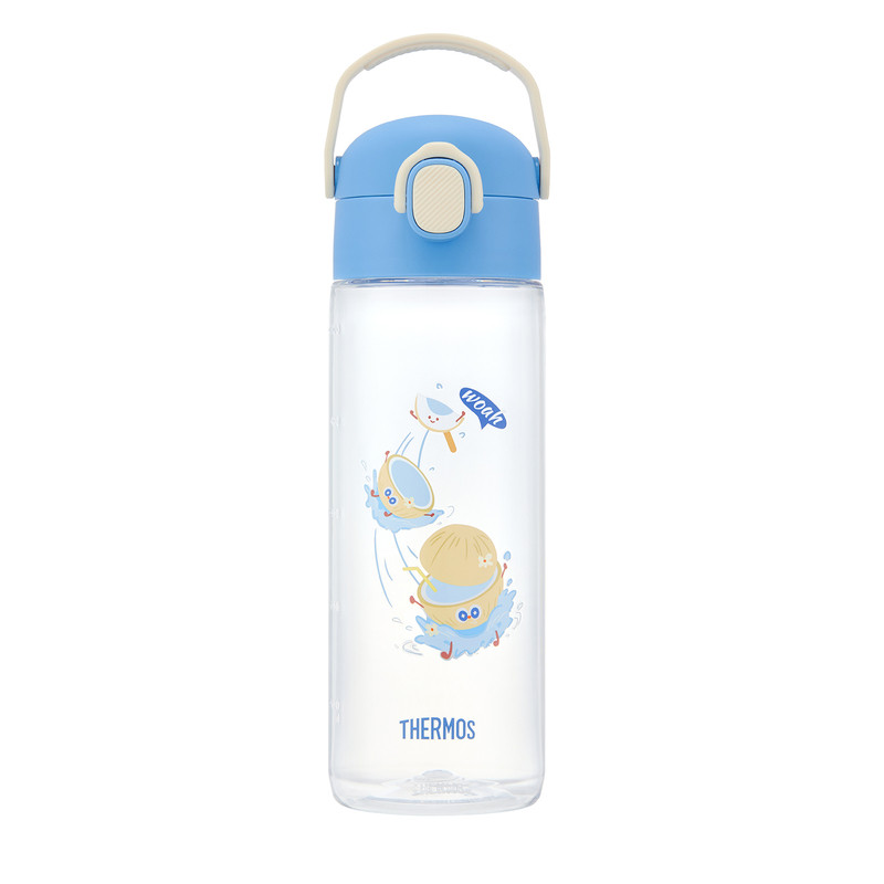 膳魔师旗舰店儿童水杯夏季郊游直饮杯便携塑料吸管杯水壶怪果系列