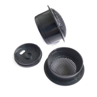 汽车高音喇叭罩装饰保护网A柱改装音响带底座外壳可明装 一对价