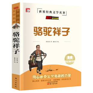 小学四五六年级上下册必读课外书名师导读版初中青少年世界经典文学名著鲁迅朱自清散文集鲁宾逊漂流记西游记山海经快乐读书吧必读