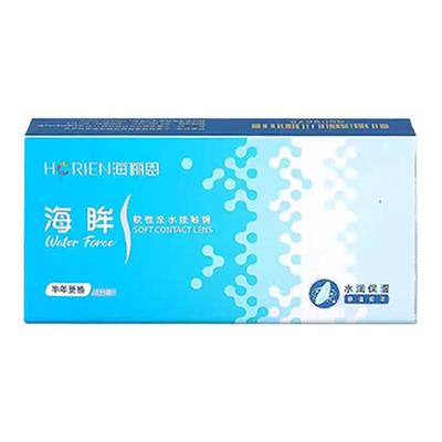 海俪恩海眸半年抛1片近视隐形眼镜官方正品旗舰店水润新效期TF