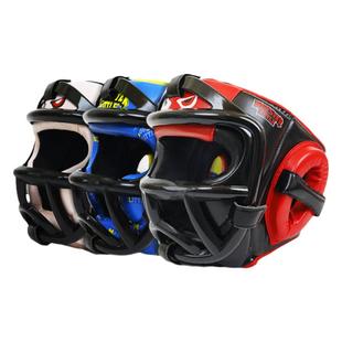 五龙儿童拳击面罩护头护脸搏击散打头盔训练实战比赛猴脸少儿头套