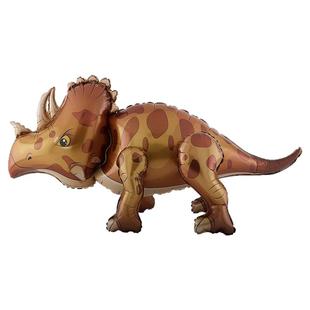 大号霸王龙三角龙甲龙恐龙铝膜气球宝宝周岁生日派对装饰场景布置