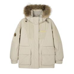 短款情侣装雪中飞学生貉子毛领