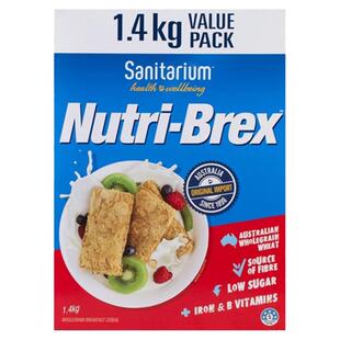 澳洲NutriBrex欣善怡麦片饼干全麦低脂健身即食免煮营养早餐冲饮