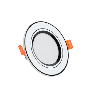 筒灯LED天花灯嵌入式家用5瓦三色变光客厅过道吊顶洞灯猫眼灯射灯