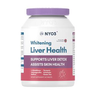 NYO3挪威女性护肝片奶蓟草熬夜常备加班应酬饮酒红颜瓶水飞蓟60粒