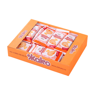 俄罗斯进口冰激凌软威化饼干礼盒装300g多味零食校园新年圣诞礼物