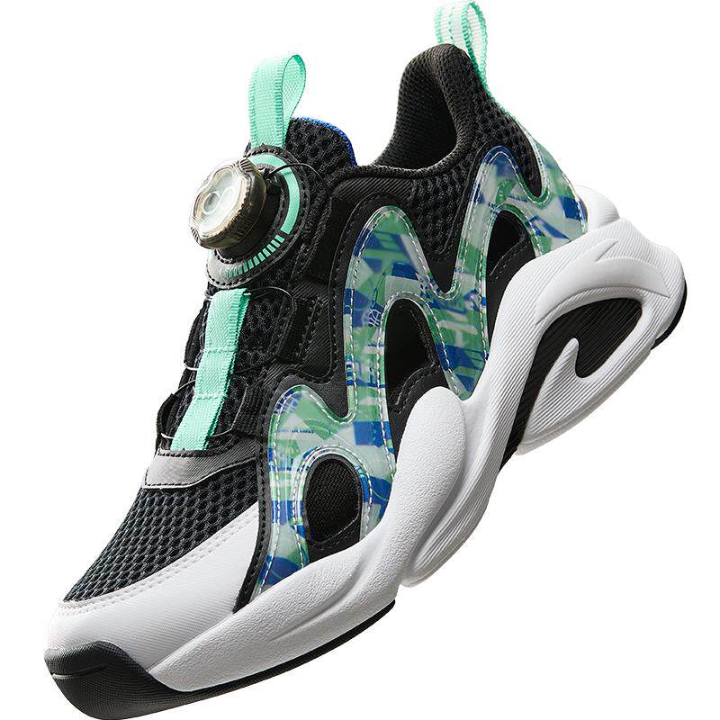 安踏儿童男童框子鞋透气运动鞋跑鞋网面夏季新款防滑女童运动凉鞋