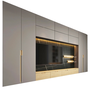 百得胜定制衣柜现代轻奢家具订做整体家装全屋定制卧室衣帽间定做