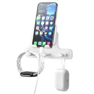 厨房壁挂平板支架浴室厕所墙上ipad挂墙专用粘贴式免打孔卫生间放手机的固定架子懒人神器墙面置物架墙壁通用