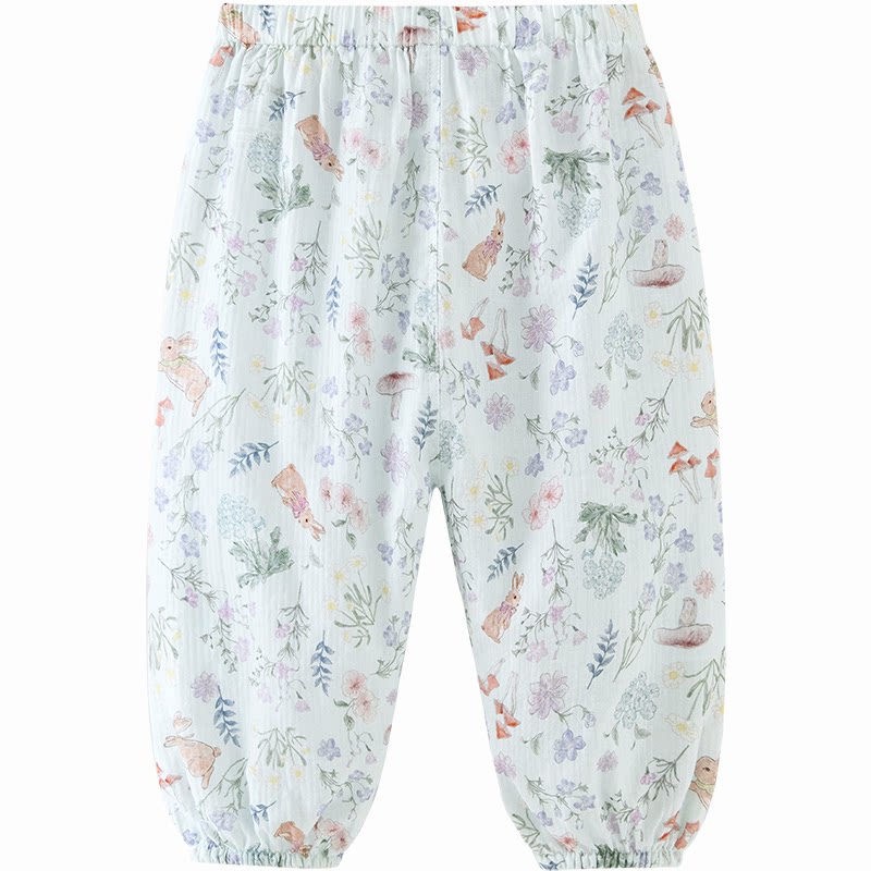 迷你巴拉儿童防蚊裤宝宝纯棉睡裤柔软亲肤透气家居服裤子2026夏季