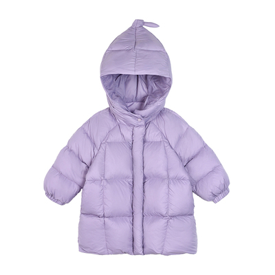 小O宝OKids童装女宝宝羽绒服中长