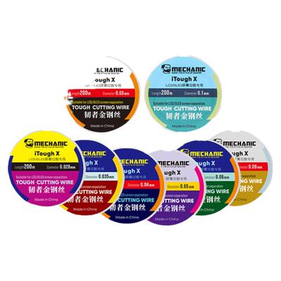 进口高硬度屏幕分离切割金钢丝