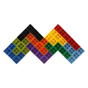 正方形拼插益智奇思玩具塑料儿童早教幼儿方块桌面魔块立方体积木