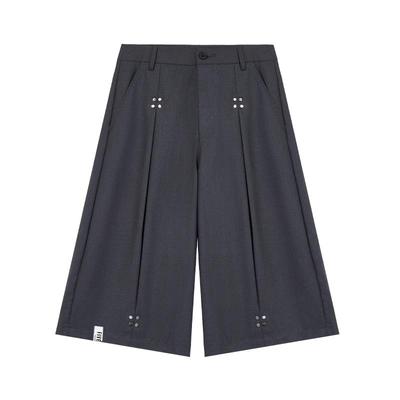 it :5cm/FIVECM西装阔腿裤男女2025新款宽松短款休闲裤七分裤潮