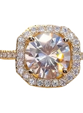 仿真婚戒情侣对戒结婚假钻戒超闪