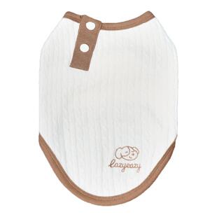 Lazyeazy狗狗衣服撞色亨利领针织衫秋冬保暖圆领打底衫中小型犬