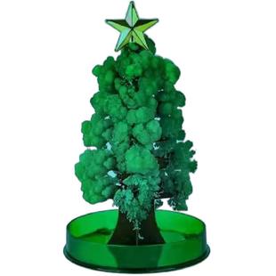 魔法圣诞树浇水会开花的纸树七彩神奇结晶种植树儿童diy手工玩具
