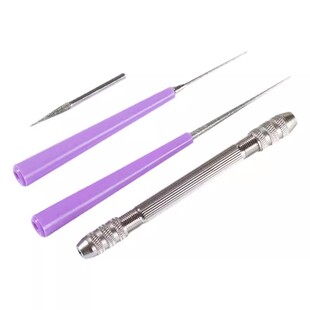 扩孔针钻孔器珍珠玉石翡翠珠子蜜蜡文玩佛珠手动打眼打孔工具神器