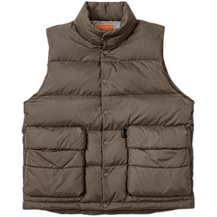 马登美式休闲轻薄羽绒马甲鸭绒保暖立领内搭外穿背心冬季女