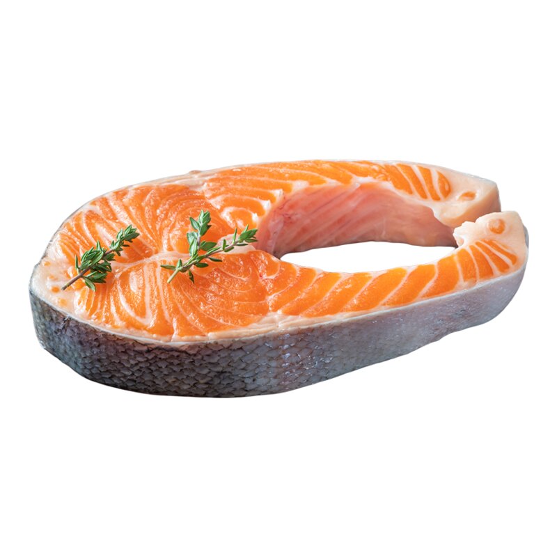 【全网抵价】新疆国产三文鱼整条新鲜辅食正宗三文鱼中段轮切厚切
