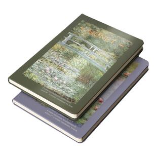 云晗 笔记本子a5横线日记本文艺精致高中生大学生学习考研加厚个性创意硬面小清新油画风简约ins风记录记事本