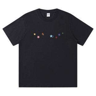 Gbiaior索罗娜凉感抗菌正肩短袖t恤女简约印花高级感显白半袖上衣