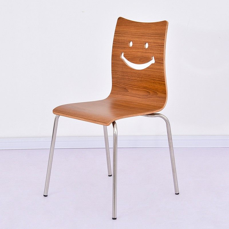 小清新网红奶茶店椅子简约铁艺不锈钢餐椅休闲咖啡甜品商用歺坐凳