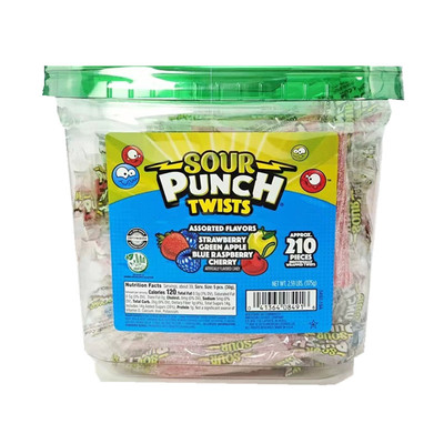 SourPunch水果扭扭糖抖音同款