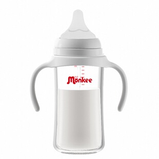 梦呵新生婴儿奶瓶玻璃瓶身PPSU替换杯身通用适配贝亲奶瓶配件奶嘴