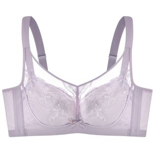 商场同款MYBODY新款仿抹胸蕾丝杯全罩杯大胸显小记忆钢圈文胸胸罩