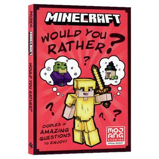 我的世界搞笑漫画你更想选谁 Minecraft Would You Rather 英文原版小说儿童冒险游戏故事书青少年英语课外阅读小说Mojang AB