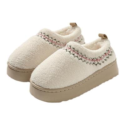 厚底棉拖鞋女士秋冬季外穿2025