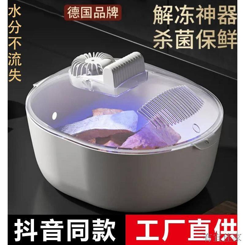 德国恒温解冻神器家用肉类牛排保鲜解冻器全自动四合一食物锁鲜机