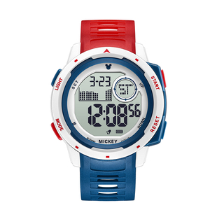 迪士尼手表电子表男款学生初高中只看时间青少年运动防水数字显示