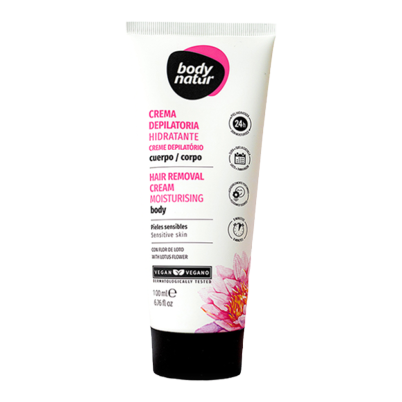 BodyNatur美體舒敏感肌脫毛膏女腋下全身比基尼私密處脫陰毛100ml