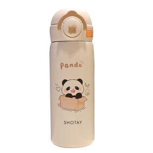 迷你小巧熊猫保温水杯吸管杯女士高颜值可爱儿童学生2024新款水瓶