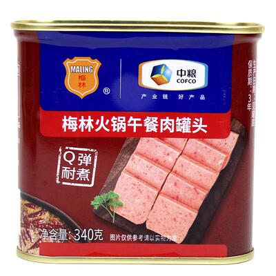 中粮梅林火锅午餐肉罐头340g