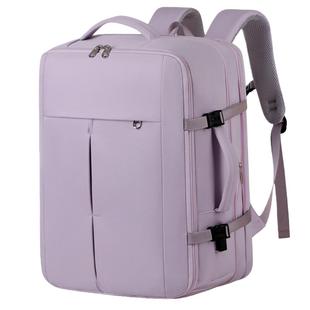 双肩包男士可扩容行李包大容量学生书包女出差电脑包短途旅游背包