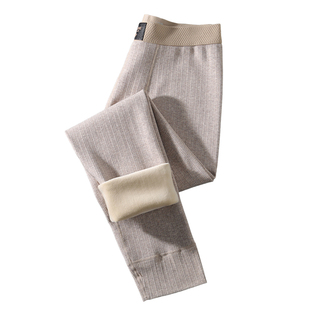 保暖裤男款冬季德绒秋裤加绒男士棉裤青少年加厚线裤加长毛裤绒裤