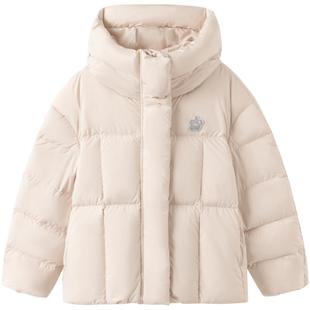 巴拉巴拉女童羽绒服中大童宝宝短款外套冬装新款童装儿童韩版洋气