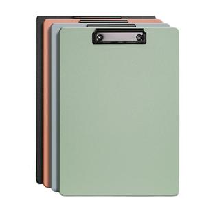 得力板夹a4文件夹板写字考试垫板签字办公用品硬板本夹菜单文件夹