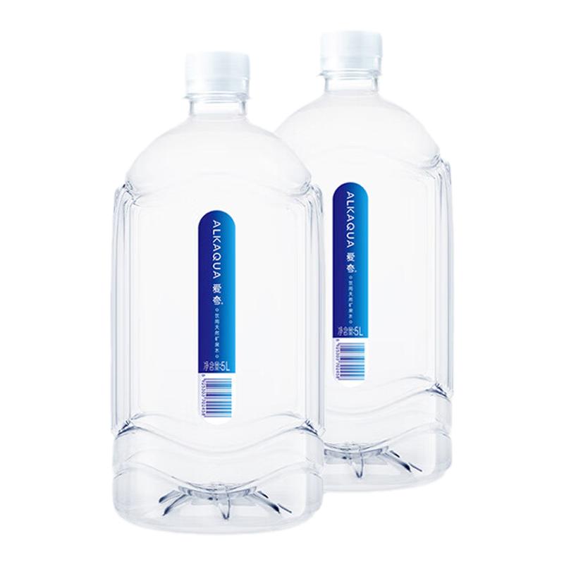 统一ALKAQUA 爱夸 饮用天然矿泉水5L*2瓶/箱 整箱