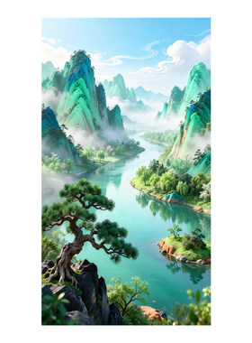 全遮光隔热防晒磨砂玻璃风景贴膜