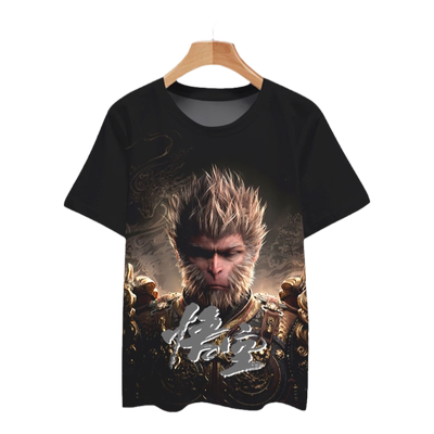 黑神话悟空国潮大圣游戏速干T恤