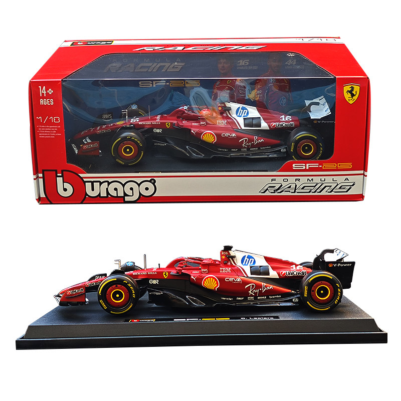 比美高f1模型118法拉利sf25赛车
