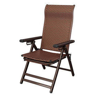 躺椅午休折叠藤椅2025新款坐躺两用休闲家用懒人靠背老人午睡椅子