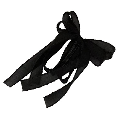 轻松get~日韩竖夹蝴蝶结发夹女刘海夹后脑勺头饰发饰少女边夹顶夹