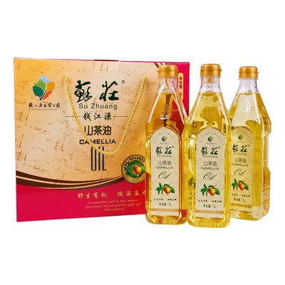 开化特产苏庄牌压榨山茶籽油4L